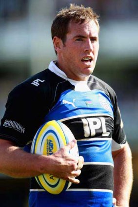Butch of class ... Butch James playing for Bath in England. James is a surprise selection for the Lions touring squad.