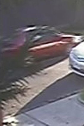 The car pictured travelling in Caulfield South.