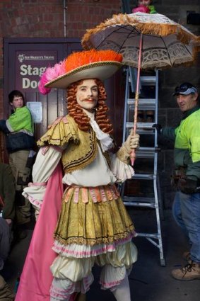 Matthew Donnelly in full costume backstage for <i>Don Quixote</i> at her Majesty's Theatre, Ballarat.