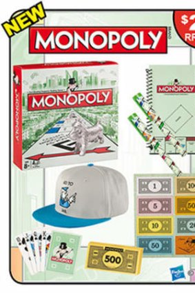 Showbags aren't all about chips and chocolate. The Monopoly bag is an interesting way for game fans to top up their money pile.
