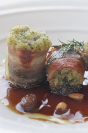 <p>The one dish you must try: Sardines stuffed with parsley and wrapped in prosciutto, with pine nuts and sultanas, $21</p>