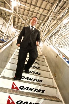 Spring in his step ... with the Emirates alliance in the bag, Alan Joyce now needs to work on Qantas's strategy for Asia.