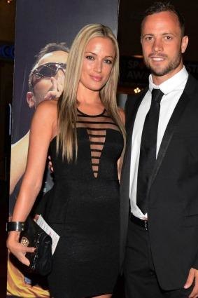 Oscar Pistorius and Reeva Steenkamp pose for a picture in Johannesburg just a week before she died.