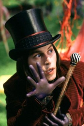 Johnny Depp played Willy Wonka in <i>Charlie and the Chocolate Factory</i>.