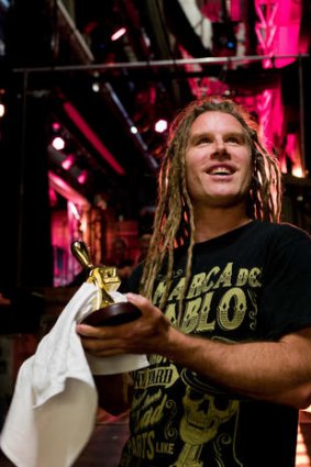 Stage man Jake Nicolaisen has been involved in setting up the Logie Awards for 14 years.