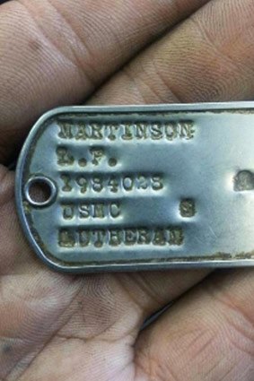 John Naismith discovered that the owner of this army dog tag he found in Vietnam was still alive.
