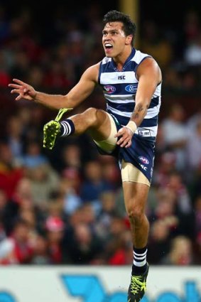 Allen Christensen against Sydney at the SCG in April.