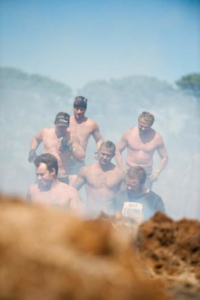 The course is designed to test strength, stamina and mental grit.