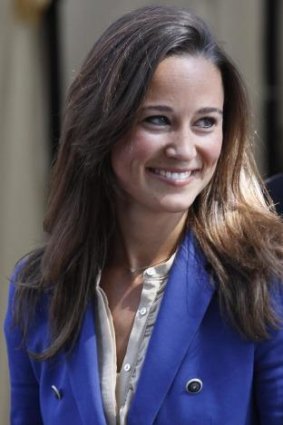 Bottomed out: Pippa Middleton's rear end has shrunk.