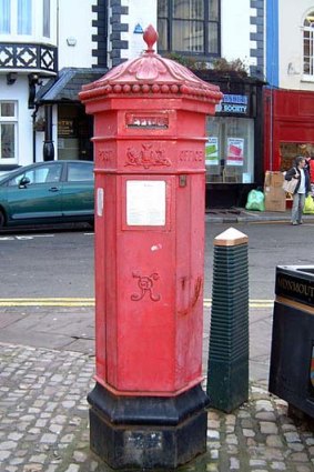 A Victorian-era postbox in Monmouth.