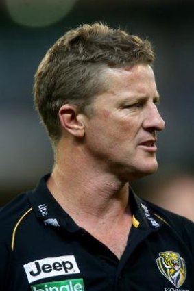 Damien Hardwick was not impressed by Jack Riewoldt's comments.