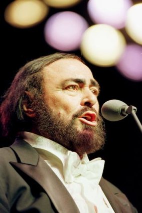 Tenor tone ... Luciano Pavarotti.