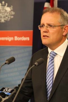 Immigration Minister Scott Morrison has denied reports that two women carrying twins are being held on Nauru.