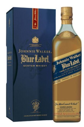 Prestige: Johnnie Walker Blue Label.
