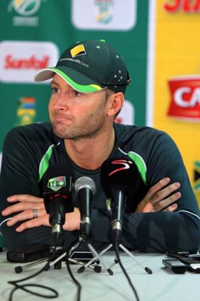 Facing the music: Michael Clarke knows he is out of form.