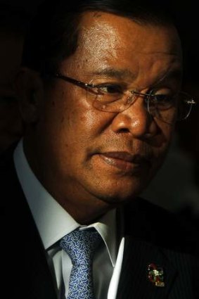 Cambodia's Prime Minister Hun Sen.