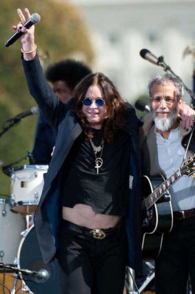 Singers Ozzy Osbourne (left) and Yusuf Islam, formerly known as Cat Stevens.
