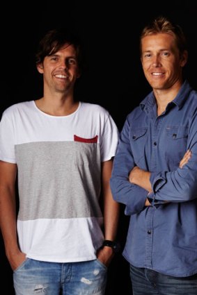 Lex Pedersen and Justin Cameron (left to right), Surfstitch's founders.