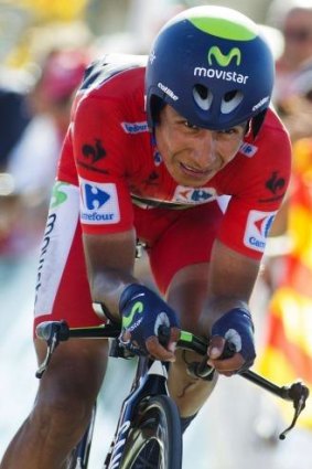 Movistar's Colombian cyclist Nairo Quintana.