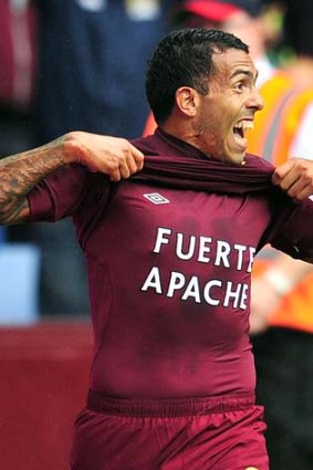 Reborn ... Manchester City's Carlos Tevez has put his troubles in the past.