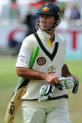 Slump ... Ricky Ponting has struggled with the bat and is without a century in his past 26 Test Innings.