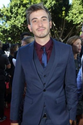 Ryan Corr pictured on the AACTA Award red carpet.