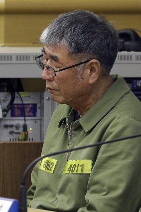 Lee Jun-seok, the captain of the South Korean ferry Sewol, which sank so disastrously last year.