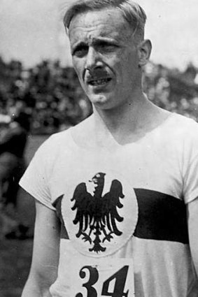Gone but not forgotten ... German Olympic runner Otto Peltzer, who went on to become an athletics coaching legend in India
