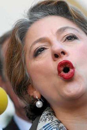 Long wait: Sophie Mirabella, who has fallen behind in Indi, must now rely on a strong postal vote.