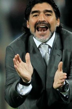 Maradona's sideline antics were a highlight of the 2010 World Cup.