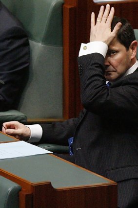 Kevin Andrews in Parliament.