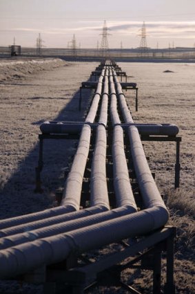 Russian oil pipelines.