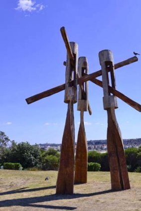 Artist Stephen King won the $60,000 Macquarie Major Prize for his sculpture <i>Fallout</i>.