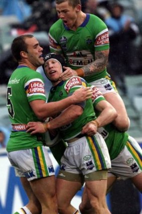 Carney and Alan Tongue during happier days together at the Raiders.