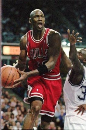 "I was really rebelling": Jordan in action in 1996.