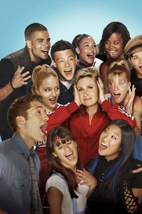 TV hit: the cast of Glee.