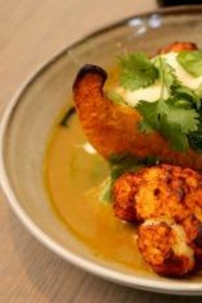 The golden maharaja vegetable curry at Tonka.