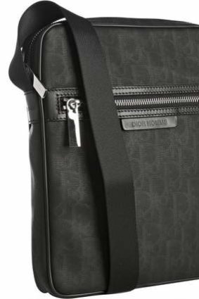 A more structured Dior Homme messenger bag.