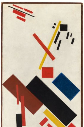 Kazimir Malevich, House under construction, 1915-16, oil on canvas, National Gallery of Australia, Canberra, Purchased 1974.