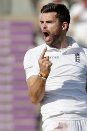 Under fire: England fast bowler James Anderson