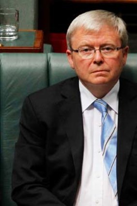 Soul-searching ... Foreign Affairs Minister Kevin Rudd says that despite being "too bruised to reflect intelligently" for a while, he now welcomes the opportunity to "reflect and learn."