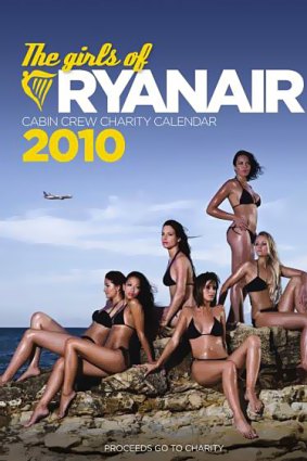 'Pimped out' ... the cover of this year's The Girls of Ryanair calendar.