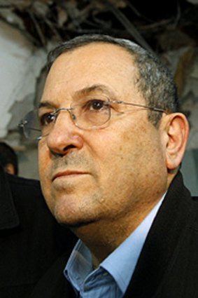 Leading the way: Ehud Barak.