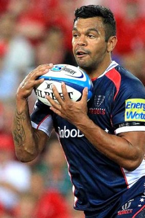 Kurtley Beale will play his first home game for the Rebels.