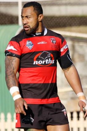 Struggle &#8230; Asotasi made his return with North Sydney Bears.