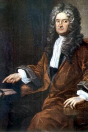Painting of Sir Isaac Newton c. 1703.