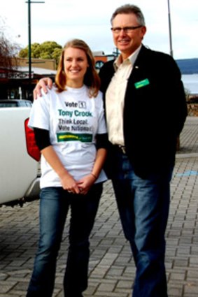 Tony Crook with his daughter, Gemma.