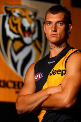 Ready for his best: Dustin Martin.