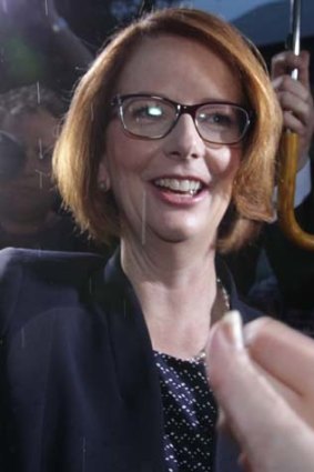 Julia Gillard: Winning people over.