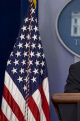 Optimistic: White House press secretary Jay Carney said background checks are what the people want.